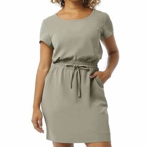 32 Degrees Cool Shadow Green Lightweight Twill Pocket Dress XL